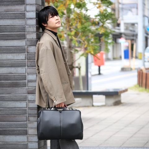 【7/1より価格改定！今が一番お得】 ダレスバッグ 本革付属 Mサイズ YK7