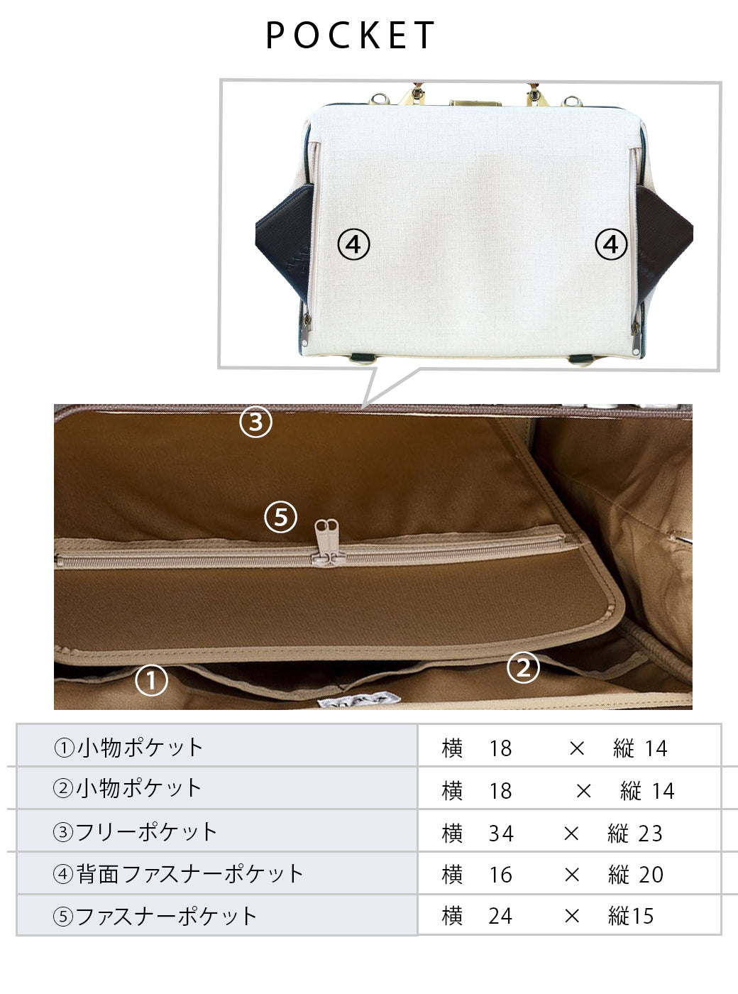 【15個限定カラーオクタビア】横型ダレスバッグ M　
